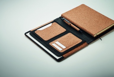 Logo trade corporate gifts picture of: A5 portfolio in cork
