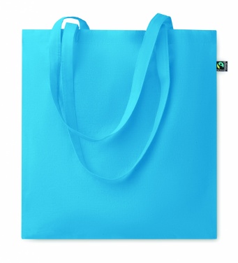 Logo trade promotional products image of: Fairtrade shopping bag140gr/m²
