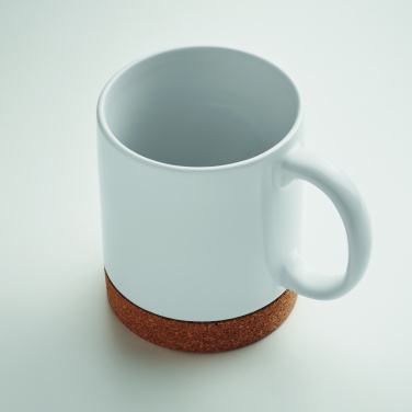 Logo trade promotional gifts picture of: Sublimation ceramic cork mug