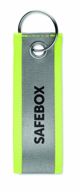 Logo trade advertising products image of: Reflective key ring Reflekey