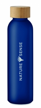 Logo trade promotional products image of: Frosted glass bottle 500ml
