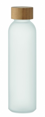 Logo trade business gift photo of: Frosted glass bottle 500ml