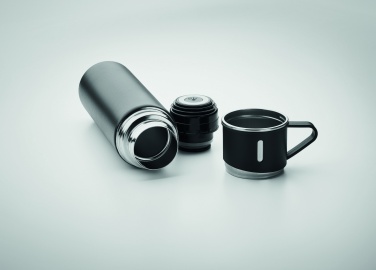 Logo trade business gift photo of: Double wall bottle and cup set