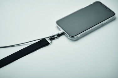 Logo trade promotional merchandise image of: Phone holder lanyard