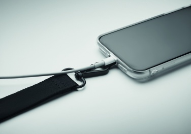 Logo trade corporate gifts picture of: Polyester phone wrist strap