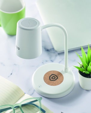 Logotrade promotional giveaways photo of: Wireless charger, lamp speaker