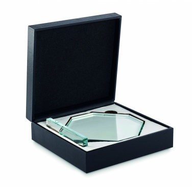Logo trade promotional gifts image of: Crystal award
