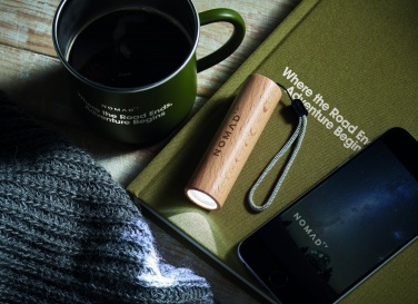Logotrade corporate gifts photo of: Beech wood rechargeable torch