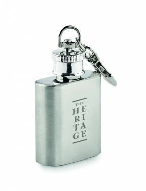 Logotrade corporate gift picture of: Hipflask key ring Joensuu
