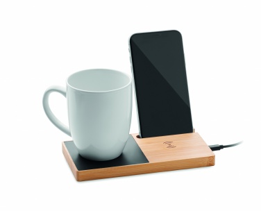 Logo trade promotional gift photo of: 1Wireless charger mug warmer