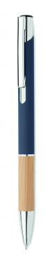 Logotrade corporate gifts photo of: Ballpoint pen made of aluminum with a bamboo grip