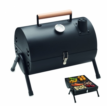 Logo trade promotional giveaway photo of: Portable barbecue with chimney