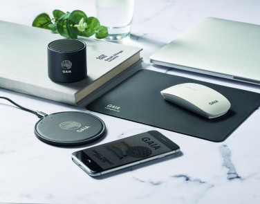 Logo trade promotional gifts image of: Recycled PU wireless speaker
