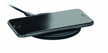 Logo trade corporate gifts image of: Recycled 15W Wireless charger