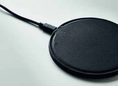 Logo trade promotional giveaway photo of: Recycled 15W Wireless charger