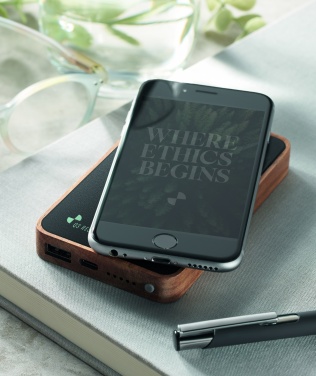Logo trade advertising product photo of: Wireless 4000 mAh Power bank