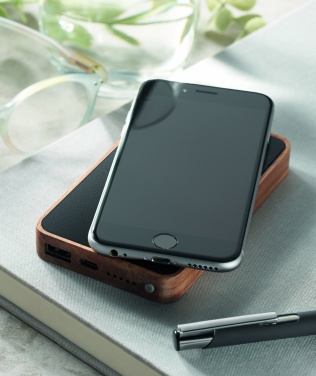 Logotrade promotional gift picture of: Wireless 4000 mAh Power bank