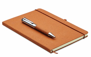 Logotrade promotional gifts photo of: Recycled leather notebook set