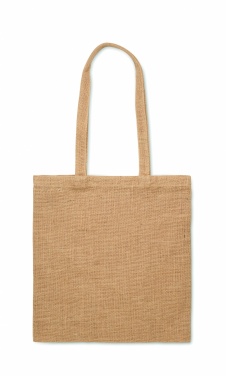 Logo trade promotional products picture of: Jute long handled shopping bag