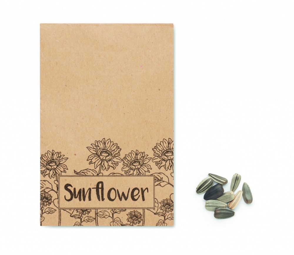 Logo trade promotional item photo of: Sunflower seeds in envelope