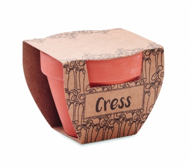 Logo trade promotional gifts picture of: Terracotta pot cress seeds