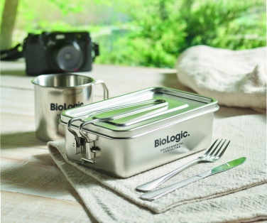 Logo trade promotional merchandise image of: Stainless steel lunch box