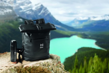 Logo trade business gift photo of: Laptop PU Rolltop backpack