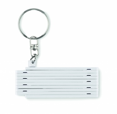 Logo trade promotional giveaways picture of: Carpenters ruler key ring 50cm Kotka