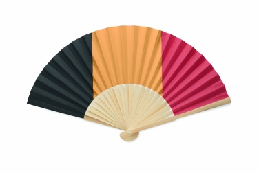 Logo trade promotional giveaway photo of: Manual fan flag design