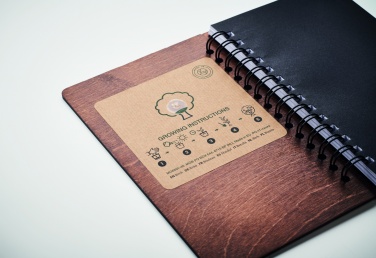 Logo trade promotional gifts image of: A5 Birch tree GROWBOOK™
