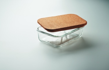 Logotrade corporate gifts photo of: Glass lunch box with cork lid