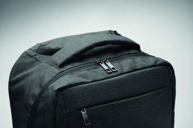 Logo trade advertising products picture of: A portable backpack trolley with wheels, made of 600D RPET polyester