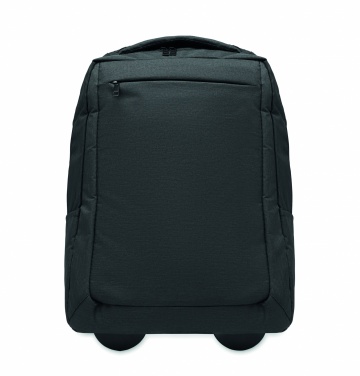 Logotrade promotional gift image of: A portable backpack trolley with wheels, made of 600D RPET polyester