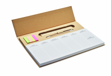 Logo trade promotional merchandise photo of: Weekly desktop planner