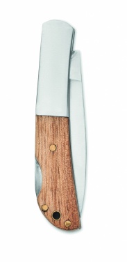 Logotrade promotional product picture of: Foldable knife in acacia wood