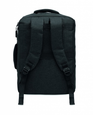 Logo trade promotional items image of: A safe 15-inch laptop backpack made of 300D RPET with a 210D RPET lining and customizable printing.
