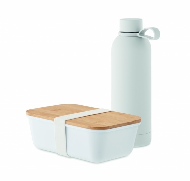Logo trade advertising products picture of: Lunch box bottle gift set