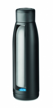 Logo trade advertising product photo of: Heat-cool double wall bottle