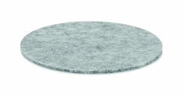 Logo trade promotional merchandise photo of: Round coaster in RPET felt
