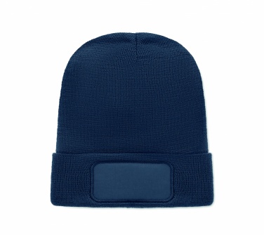 Logo trade promotional item photo of: Unisex beanie RPET polyester