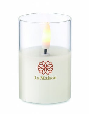 Logotrade promotional giveaways photo of: LED wax candle in glass holder