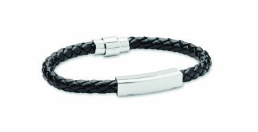 Logotrade advertising products photo of: Braided faux leather bracelet