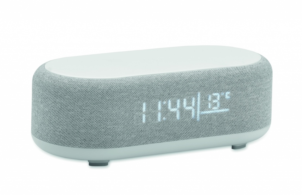 Logo trade promotional giveaways picture of: 15W wireless charging speaker