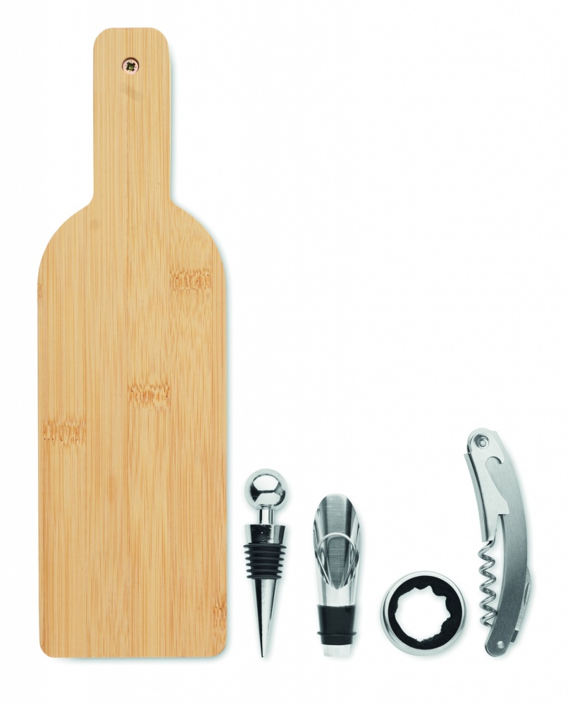 Logotrade corporate gift picture of: Bottle shaped wine set