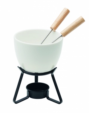 Logotrade promotional items photo of: Ceramic fondue set 240 ml