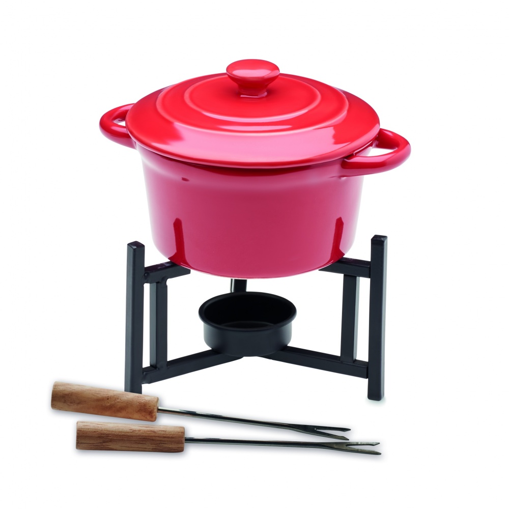 Logotrade promotional merchandise image of: Ceramic fondue set 300 ml