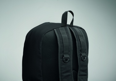 Logotrade corporate gifts photo of: A 15-inch laptop backpack made of recycled pre-consumer cotton with customizable printing