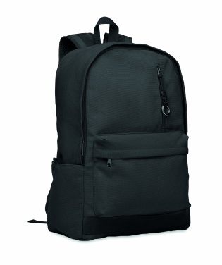 Logotrade corporate gifts photo of: A 15-inch laptop backpack made of recycled pre-consumer cotton with customizable printing