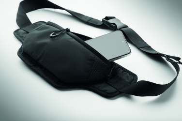 Logo trade business gifts image of: Hiking waist bag in 420D nylon
