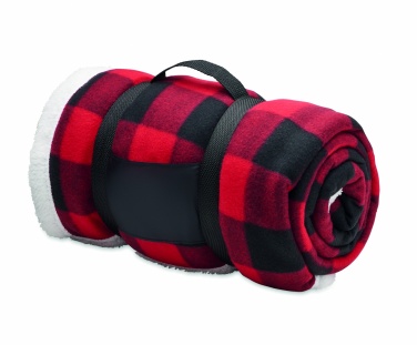 Logotrade advertising product image of: RPET sherpa fleece blanket